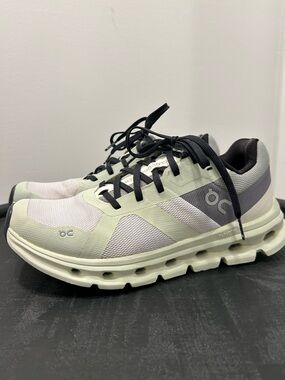 On Cloudrunner Frost Aloe Road Trail Green Womens Shoes